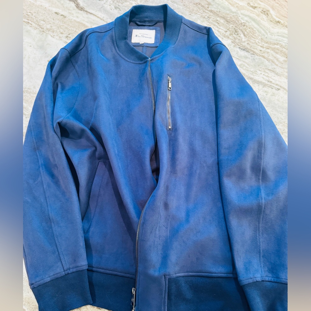 Ben Sherman Navy Zip-Up Jacket